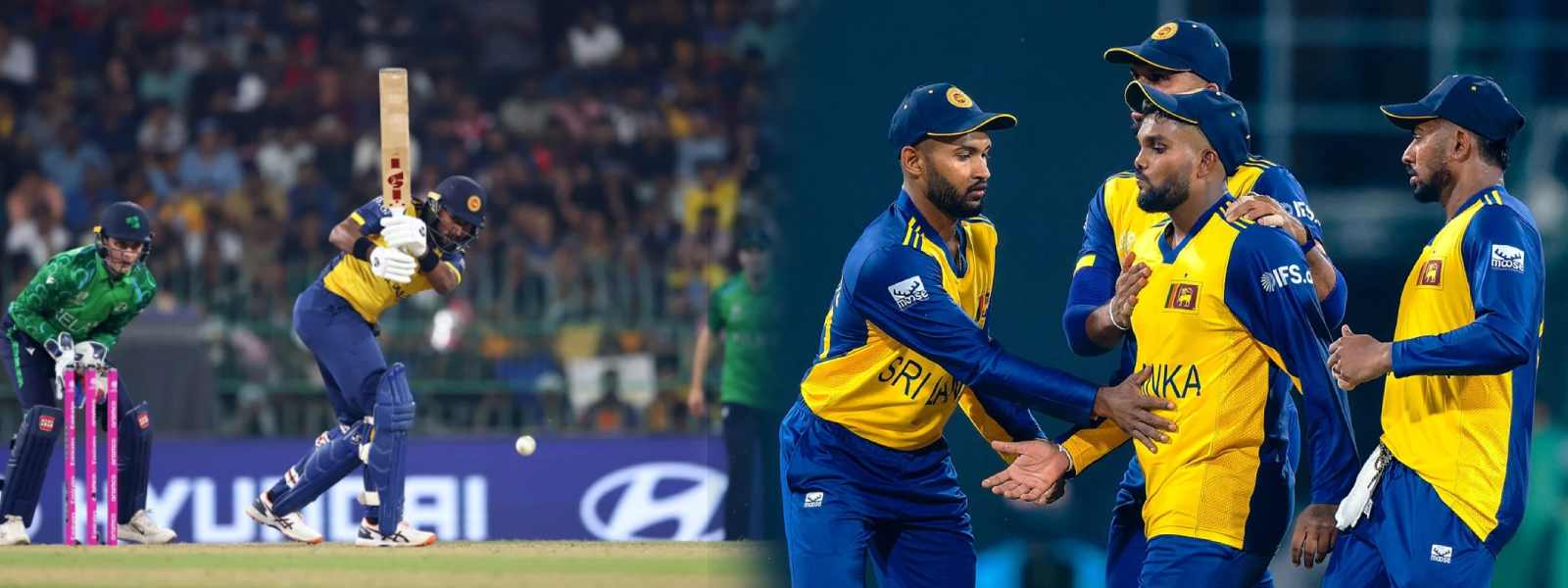 ශ්‍රී ලංකාව T20 ලෝක කුසලානය ජයග්‍රහණයකින් අරඹයි...